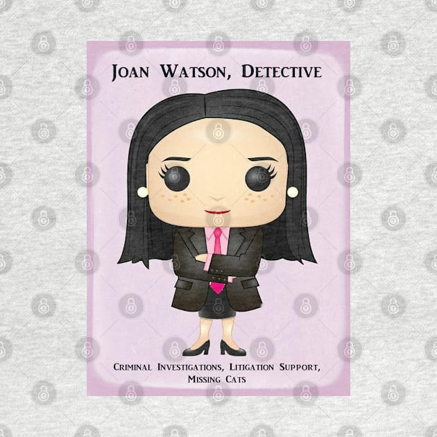 Lucy Liu / Joan Watson Funko Pop by LiunaticFringe